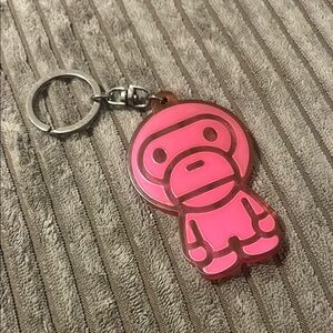 Bathing Ape (BAPE) Milo pink keychain
